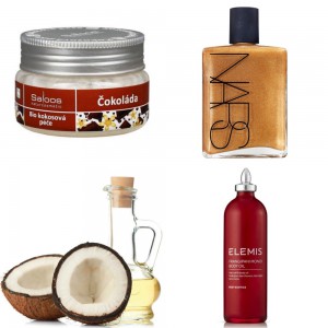 kokosovy-olej-saloos-nars-body-glow-elemis-frangipani-monoi-body-oil